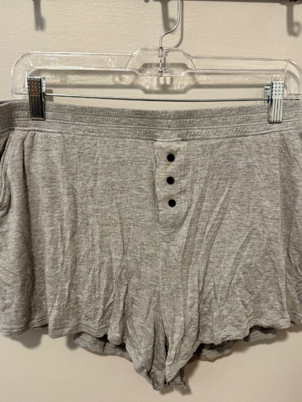 Thinx Period Sleep Shorts With Pockets Super Absorbency Grey Women's Size XL